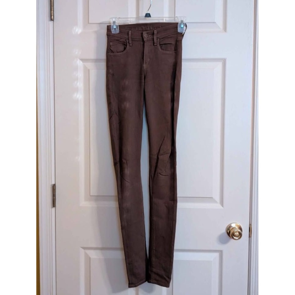 Citizens of Humanity Brown Skinny Jeans Womens 24 High Rise Stretch Made USA